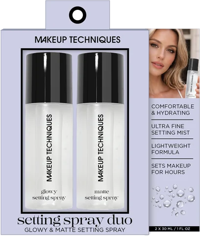 Makeup Techniques Setting Spray Duo