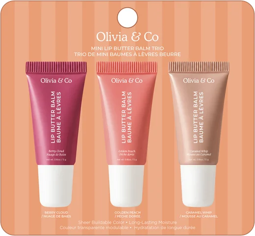 Olivia & Co Mini Lip Butter Balm Trio