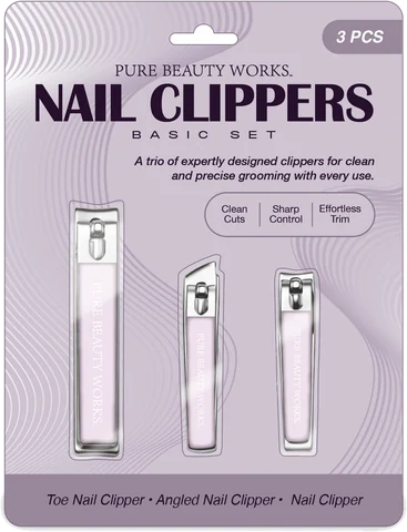 Pure Beauty Works Nail Clippers Basic Set