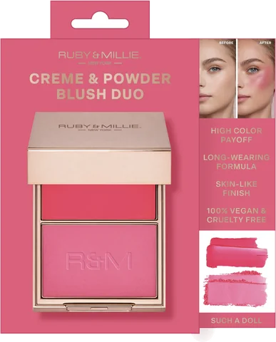 Ruby & Millie Creme & Powder Blush Duo