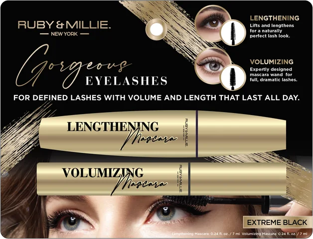 Ruby & Millie Gorgeous Eyelashes Mascara Duo