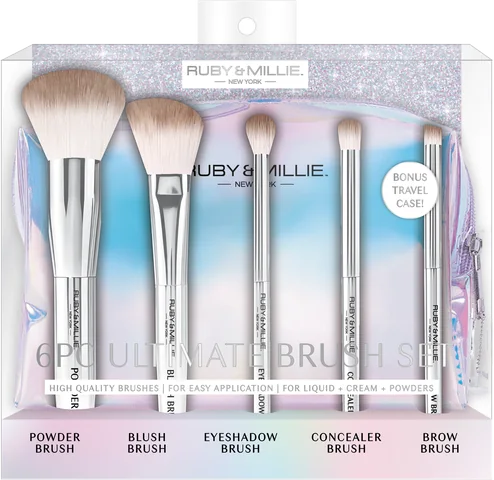 Ruby & Millie 6-Piece Ultimate Brush Set